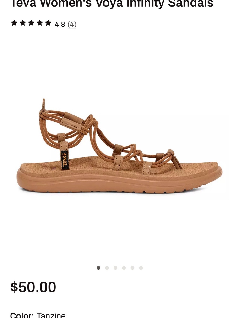 Teva Women's Voya Infinity Sandals — Tan